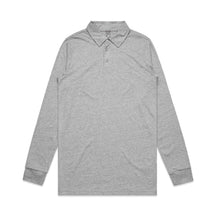 Men's Long Sleeve Chad Polo | Custom Blanks - Band Merch and On-Demand Designer Shirts