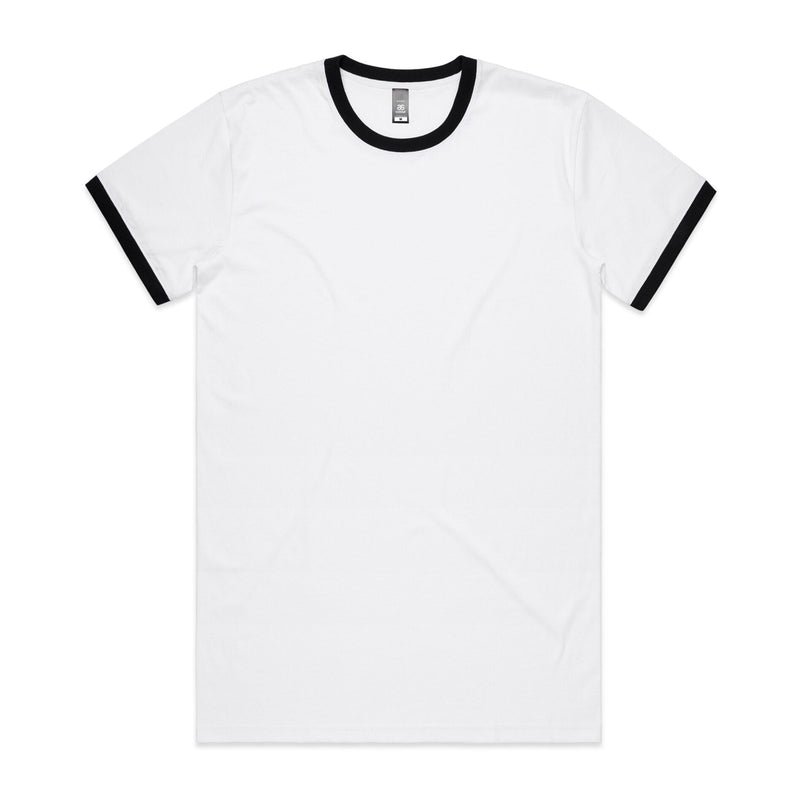 Men's Ringer Tee Shirt | Custom Blanks - Band Merch and On-Demand Designer Shirts