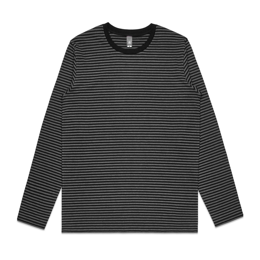 Men's Bowery Stripe Long Sleeve Tee Shirt | Arena Custom Blanks - Arena Prints - 