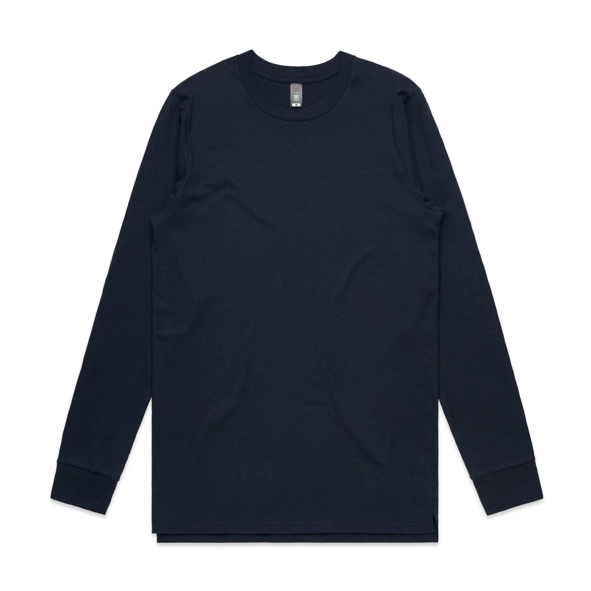 Men's Base Long Sleeve Shirt | Arena Custom Blanks - Arena Prints - Front - Navy - Blue