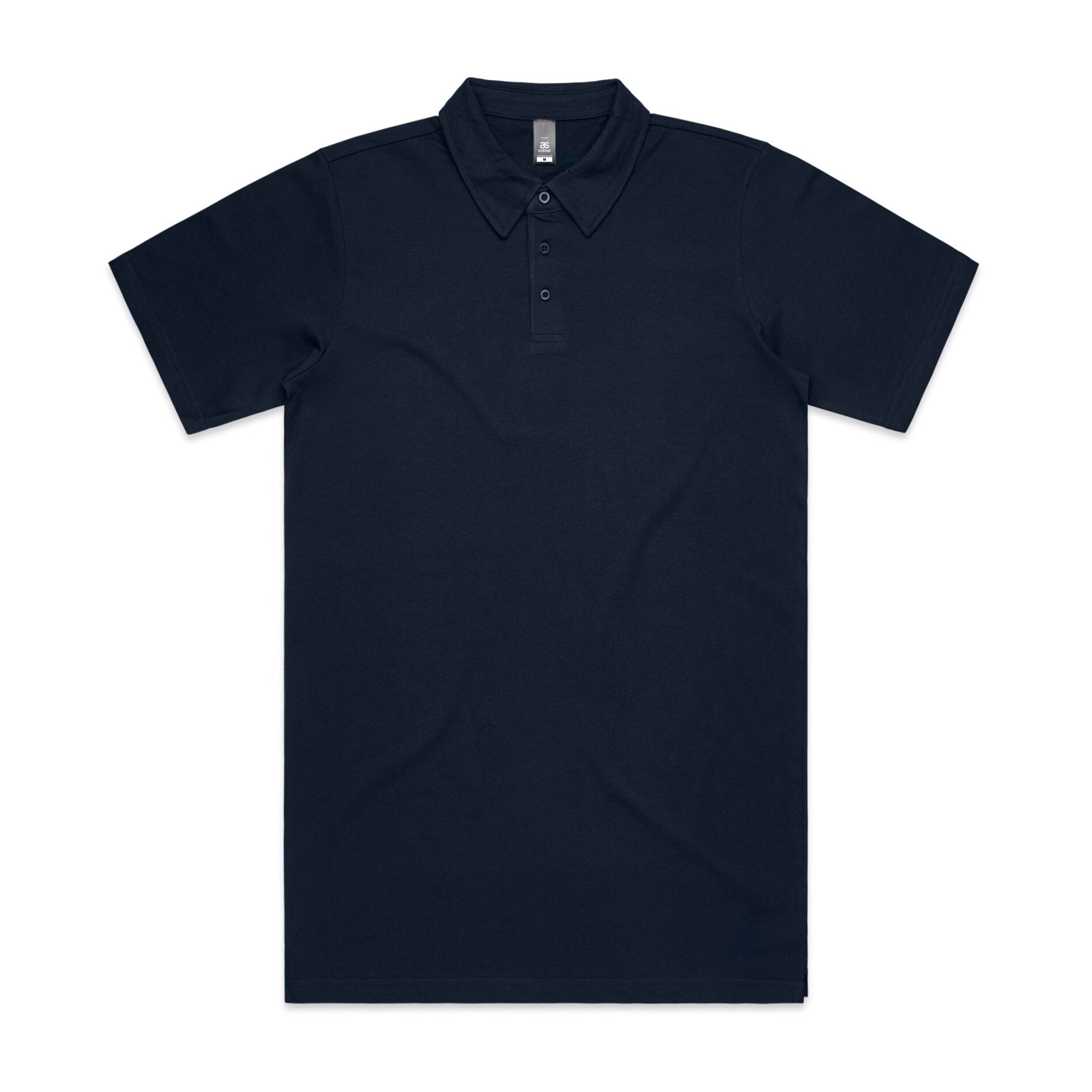 Men's Chad Polo | Arena Custom Blanks - Arena Prints - Front - Navy - Blue