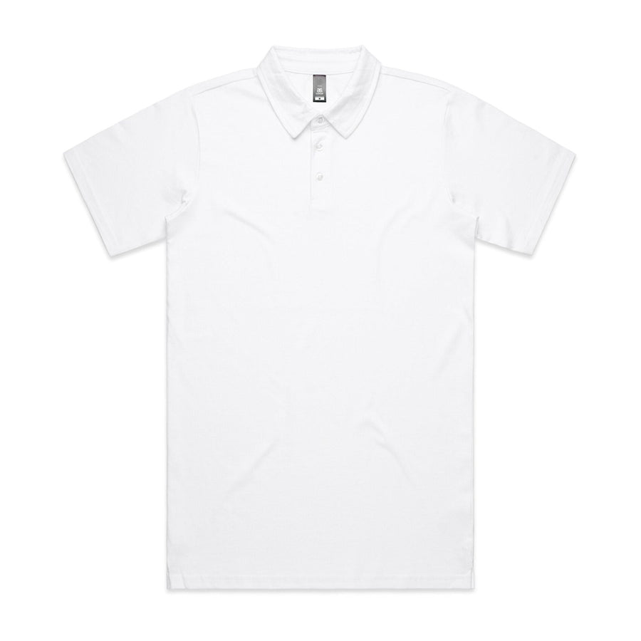 Men's Chad Polo | Arena Custom Blanks - Arena Prints - Front - White