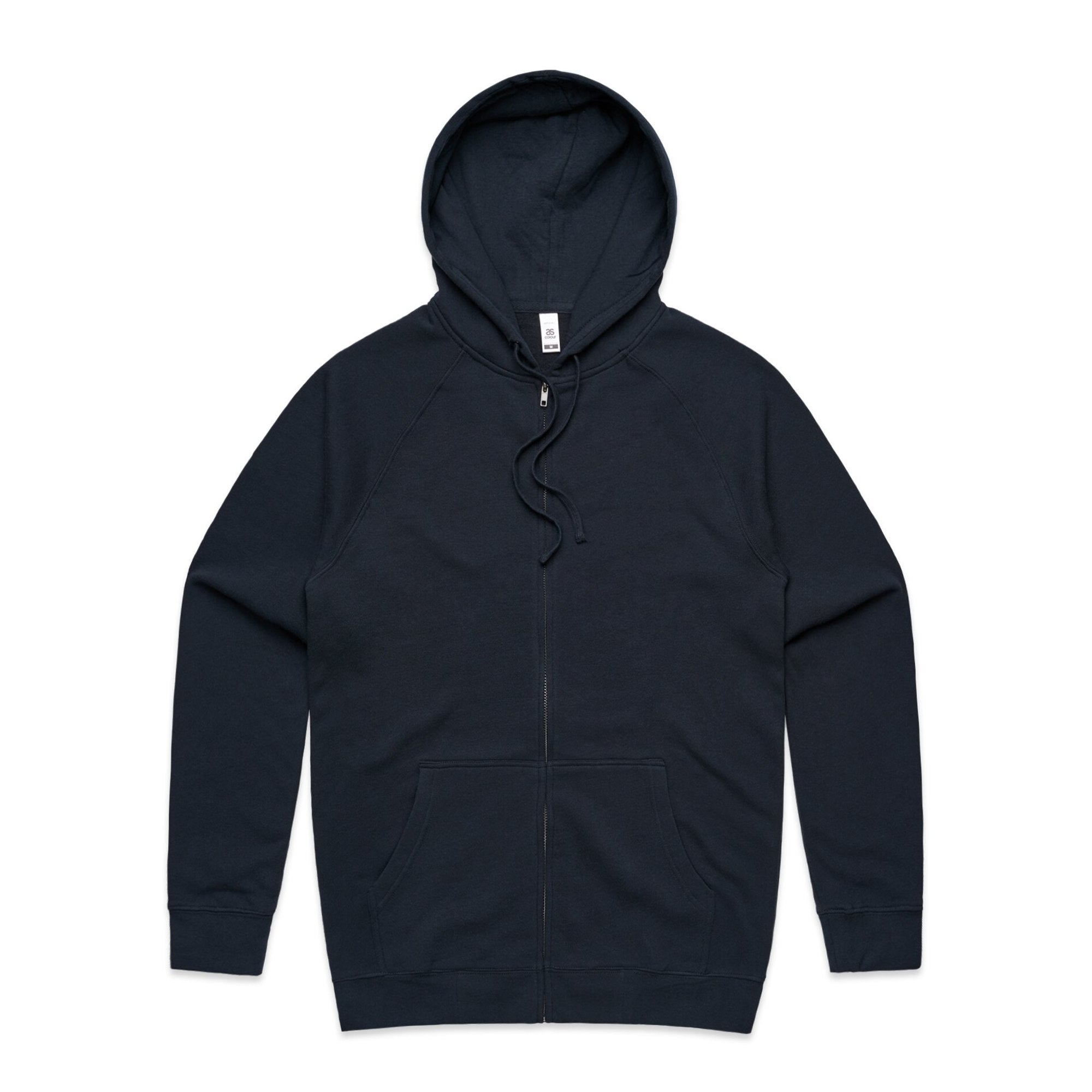 Men's Official Zip Hoodie | Arena Custom Blanks - Arena Prints - Front - Navy - Blue
