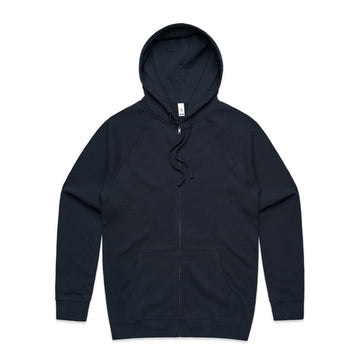 Men's Official Zip Hoodie | Arena Custom Blanks - Arena Prints - Front - Navy - Blue