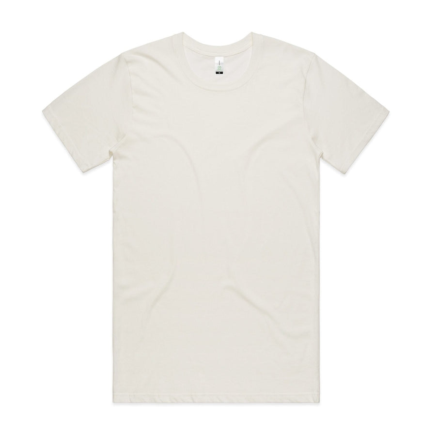 Men's Organic Tee | Arena Custom Blanks - Arena Prints - Front - Natural - White