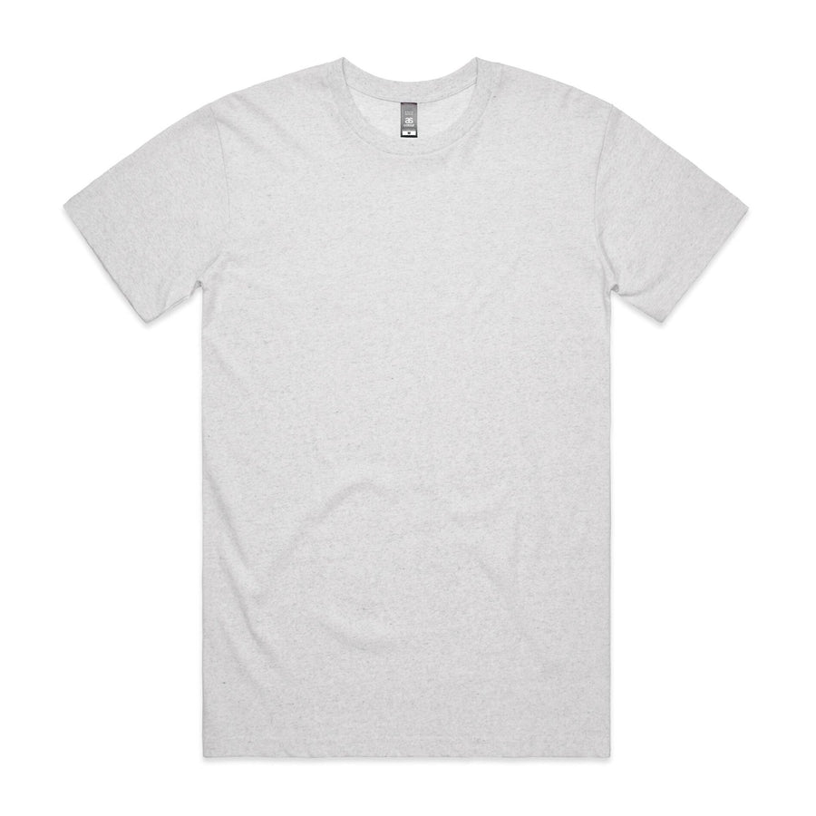 Men's Staple Heather Tee Shirt | Arena Custom Blanks - Arena Prints - Front - White Heather - White