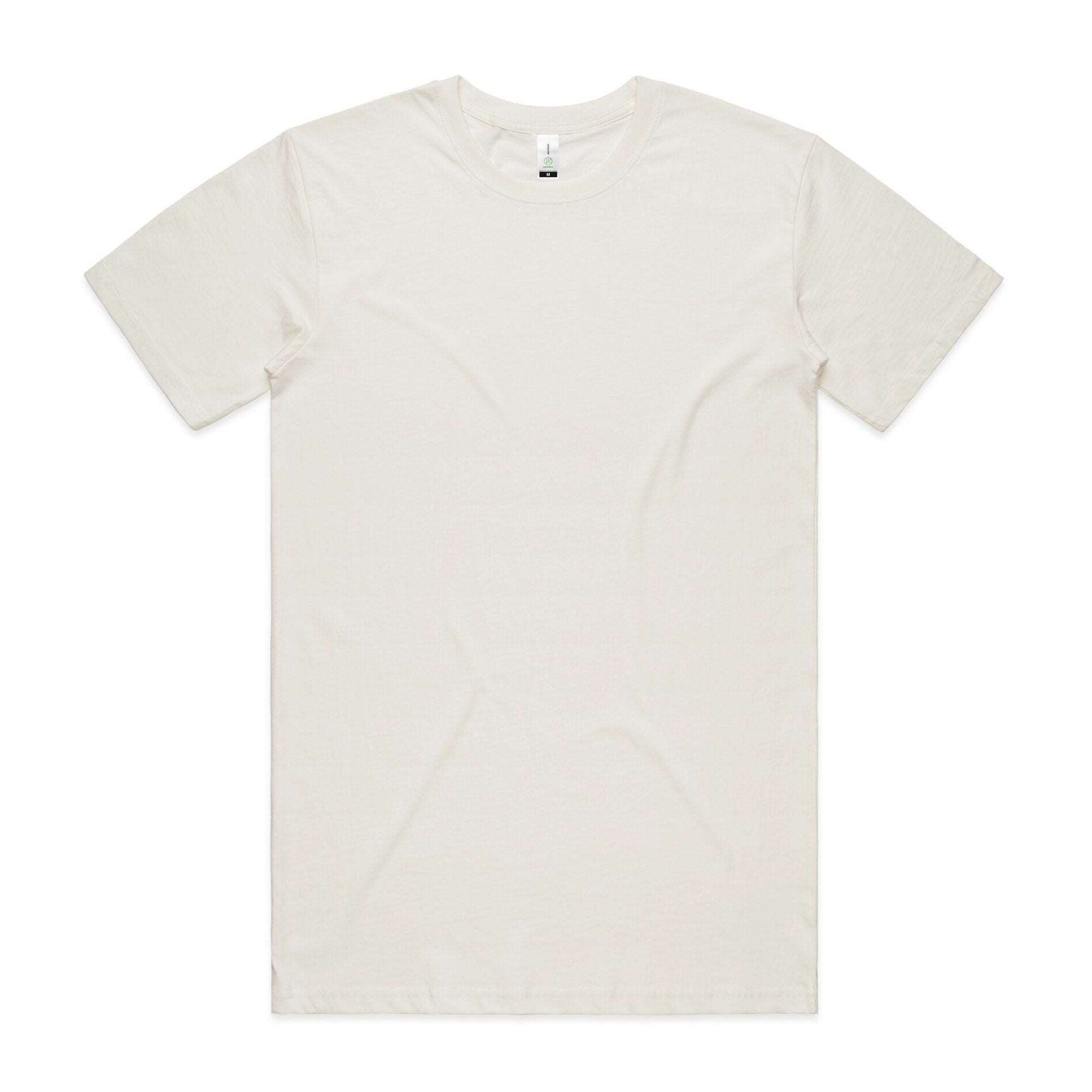 Men's Staple Organic Tee Shirt | Arena Custom Blanks - Arena Prints - Front - Natural - White