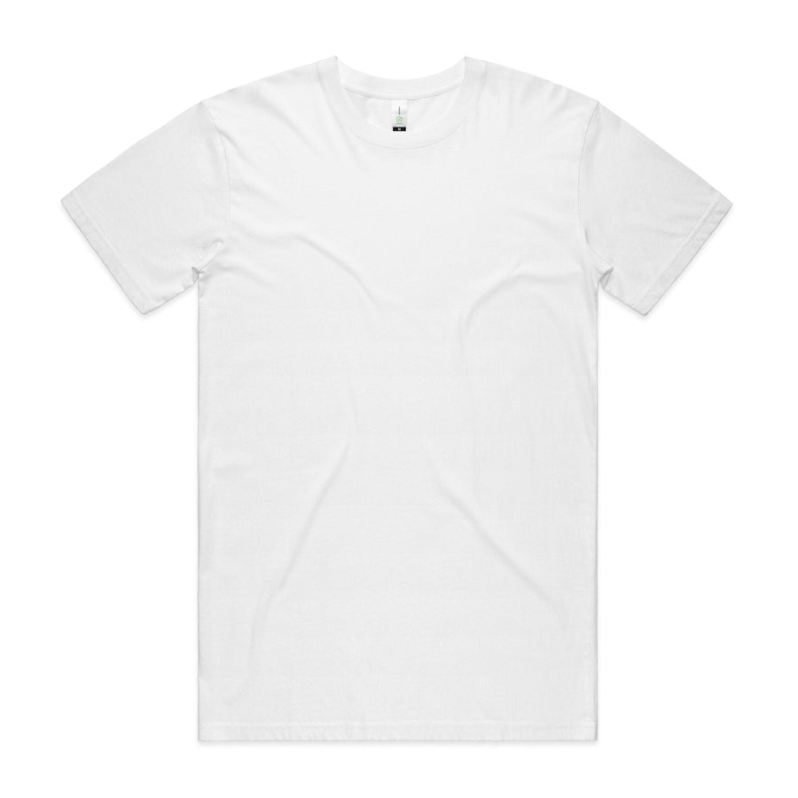 Men's Staple Organic Tee Shirt | Arena Custom Blanks - Arena Prints - Front - White