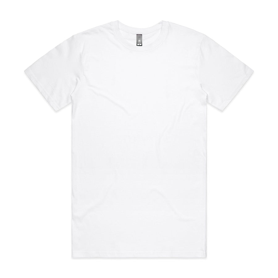 Men's Staple Plus Tee Shirt |  Arena Custom Blanks - Arena Prints - Front - White