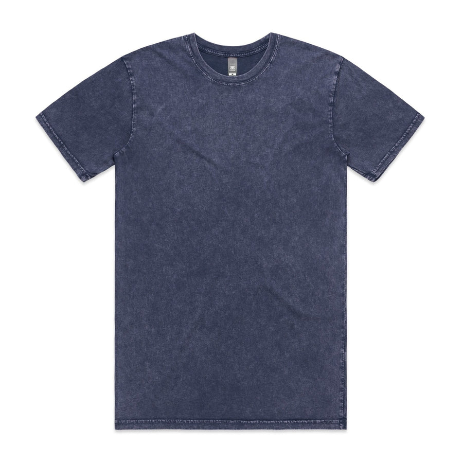 Men's  Staple Stone Wash Tee |  Arena Custom Blanks - Arena Prints - Front - Blue Stone - Blue