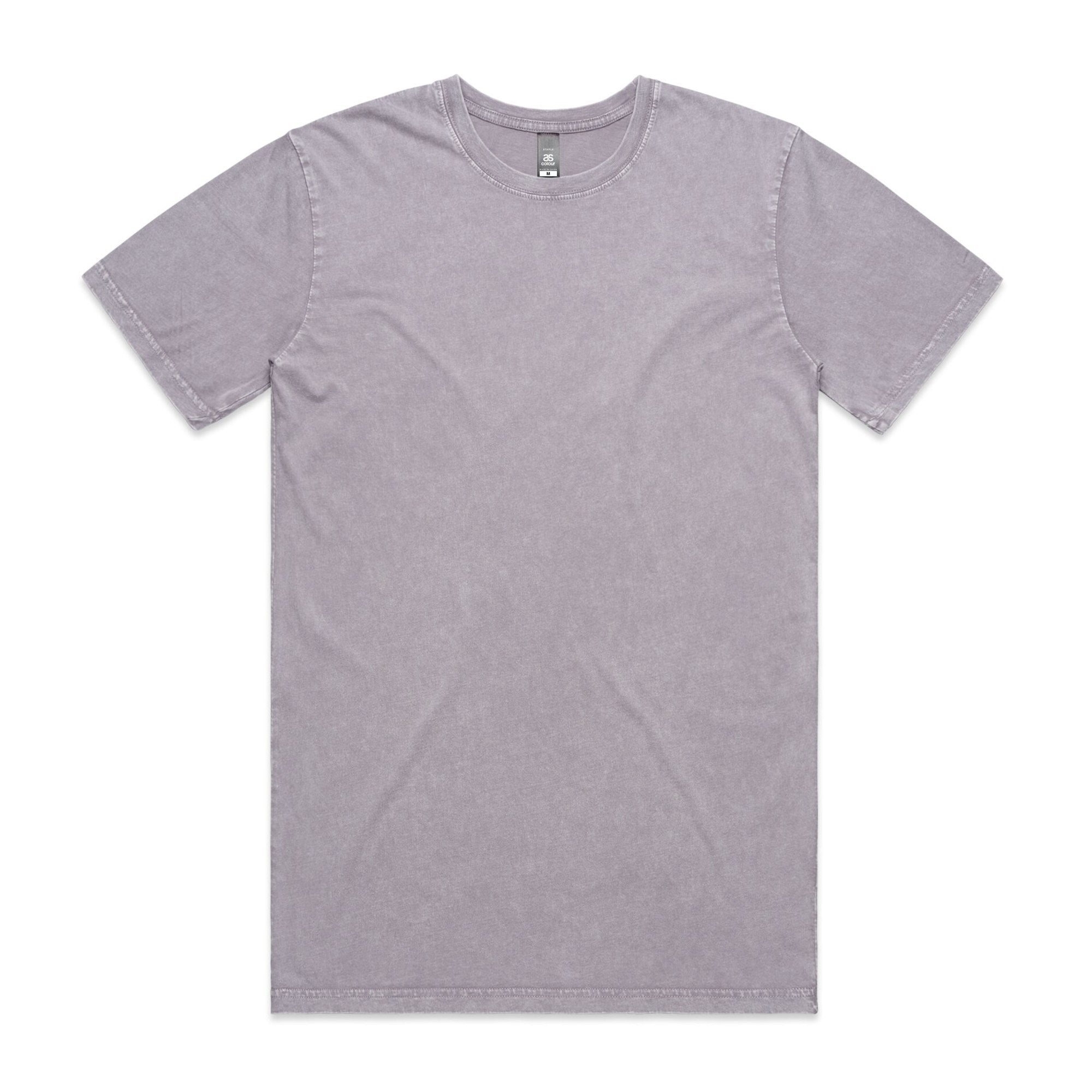 Men's  Staple Stone Wash Tee |  Arena Custom Blanks - Arena Prints - Front - Orchid Stone - Purple
