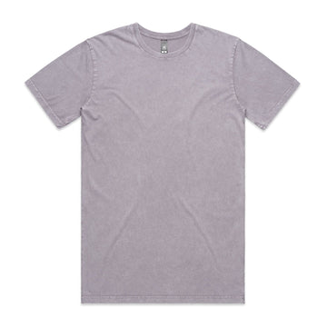 Men's  Staple Stone Wash Tee |  Arena Custom Blanks - Arena Prints - Front - Orchid Stone - Purple