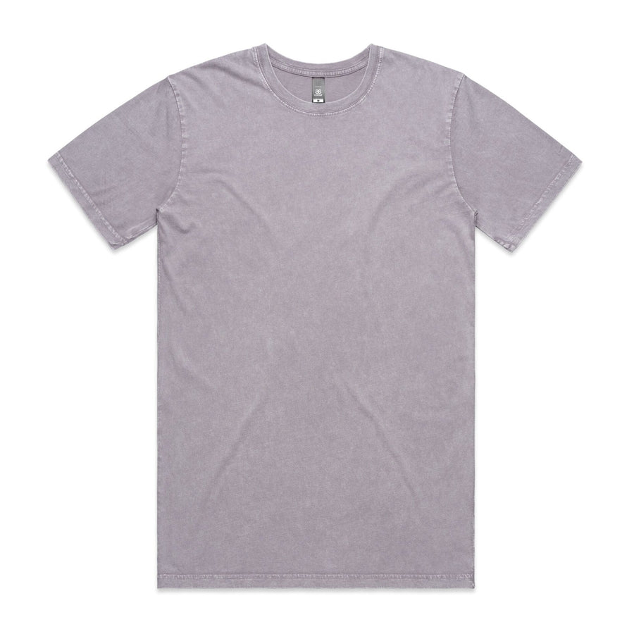 Men's  Staple Stone Wash Tee |  Arena Custom Blanks - Arena Prints - Front - Orchid Stone - Purple