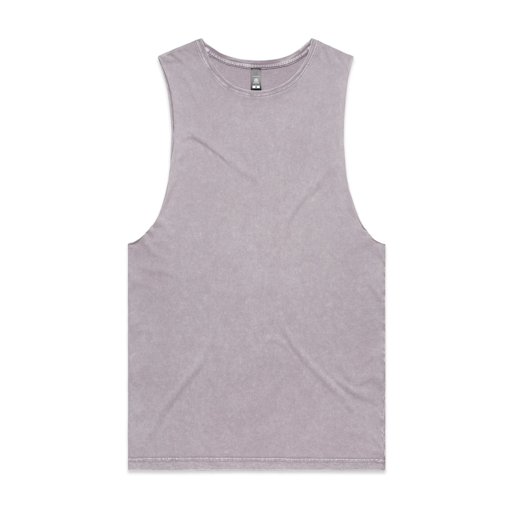 Men's Stone Wash Barnard Tank | Arena Custom Blanks - Arena Prints - Front -  Orchid - Stone 
