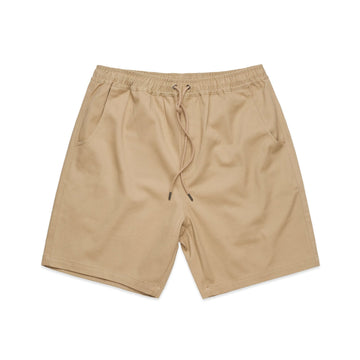 Men's Walk Shorts 18" | Arena Custom Blanks - Arena Prints - Front - Khaki - Tan
