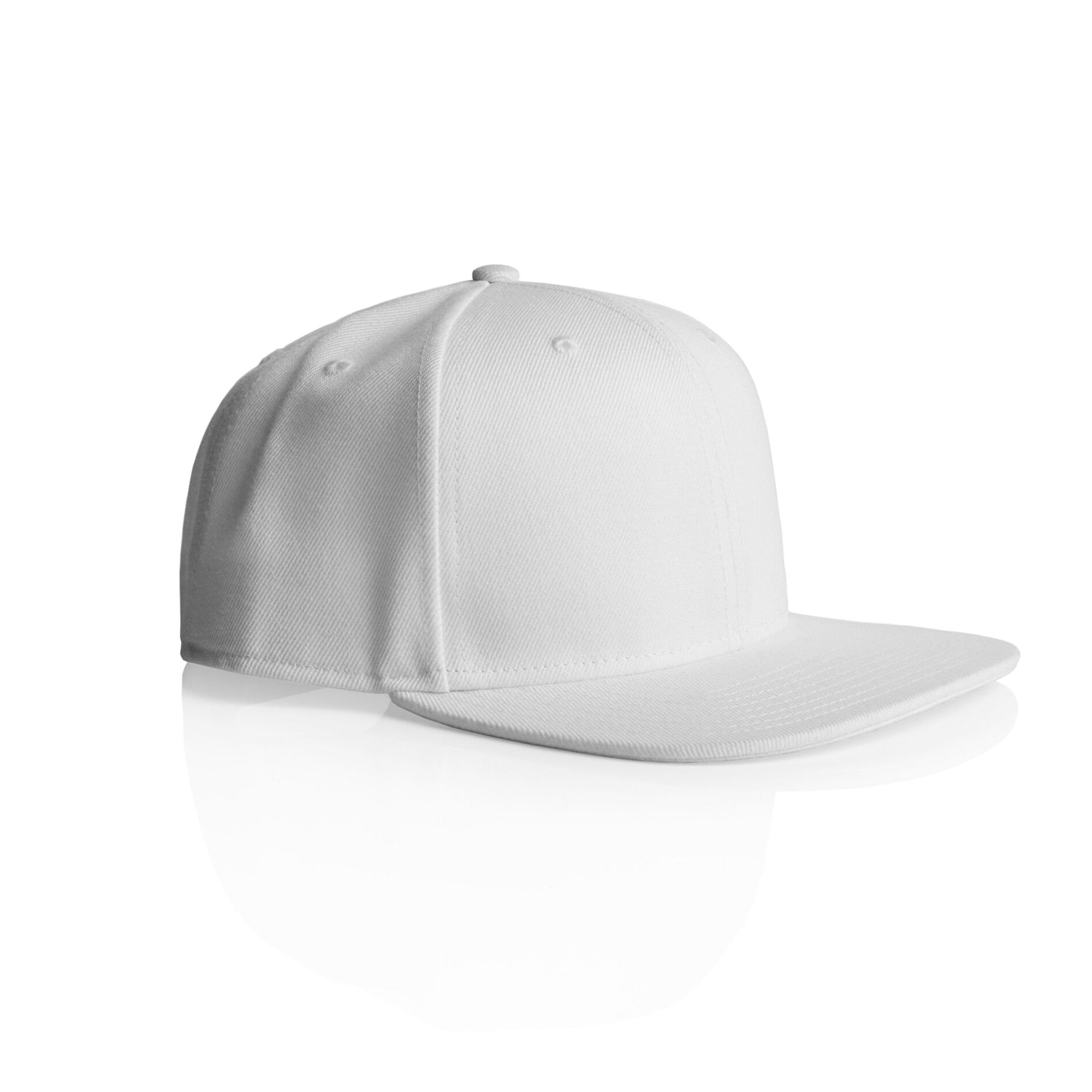 Stock Cap | Arena Custom Blanks - Arena Prints - Angle - White