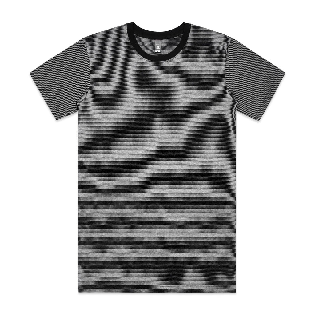 Men's Line Stripe Tee Shirt | Custom Blanks - Band Merch and On-Demand Designer Shirts