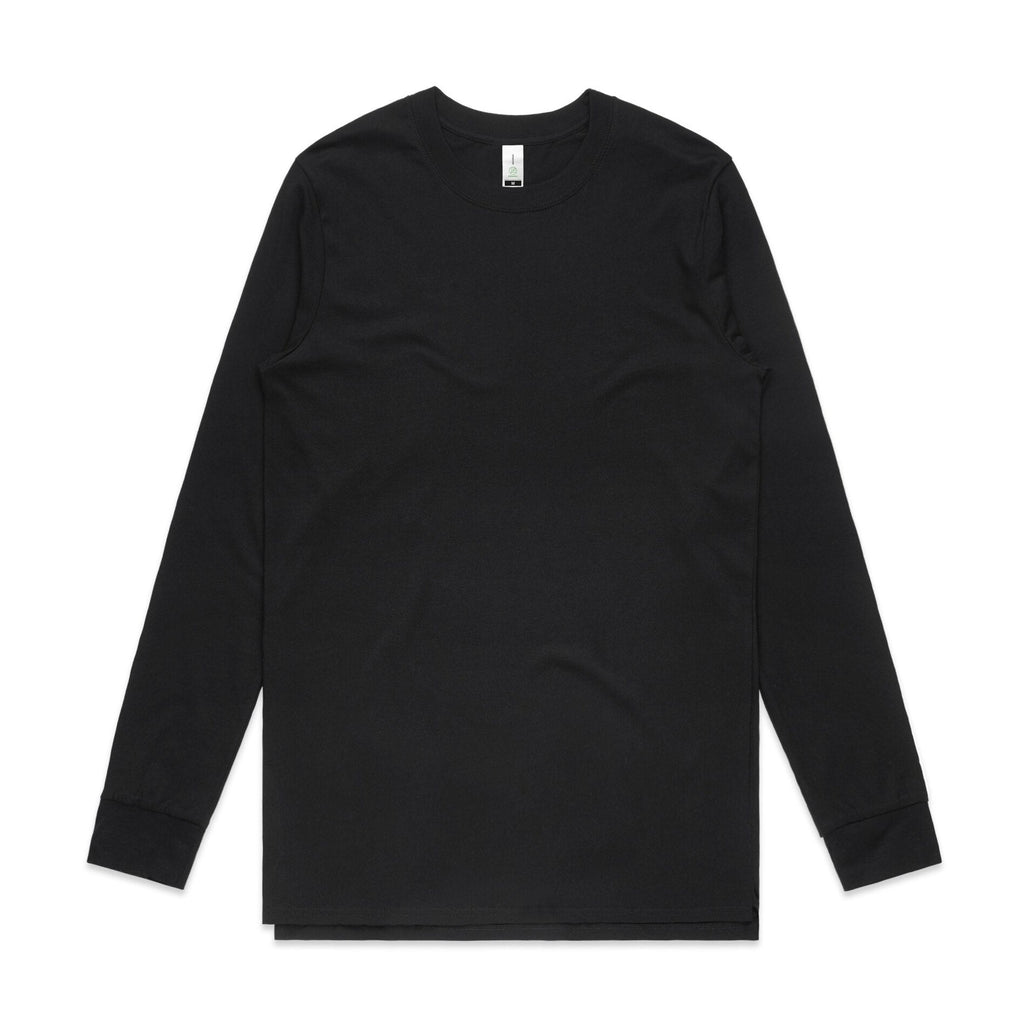 Men's Organic Long Sleeve Tee Shirt | Custom Blanks - Band Merch and On-Demand Designer Shirts