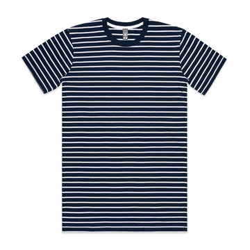 Men's Staple Stripe Tee Shirt | Custom Blanks - Band Merch and On-Demand Designer Shirts